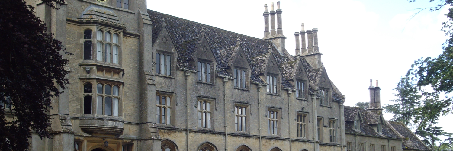 A view of the Royal Agricultural Building Cirencester